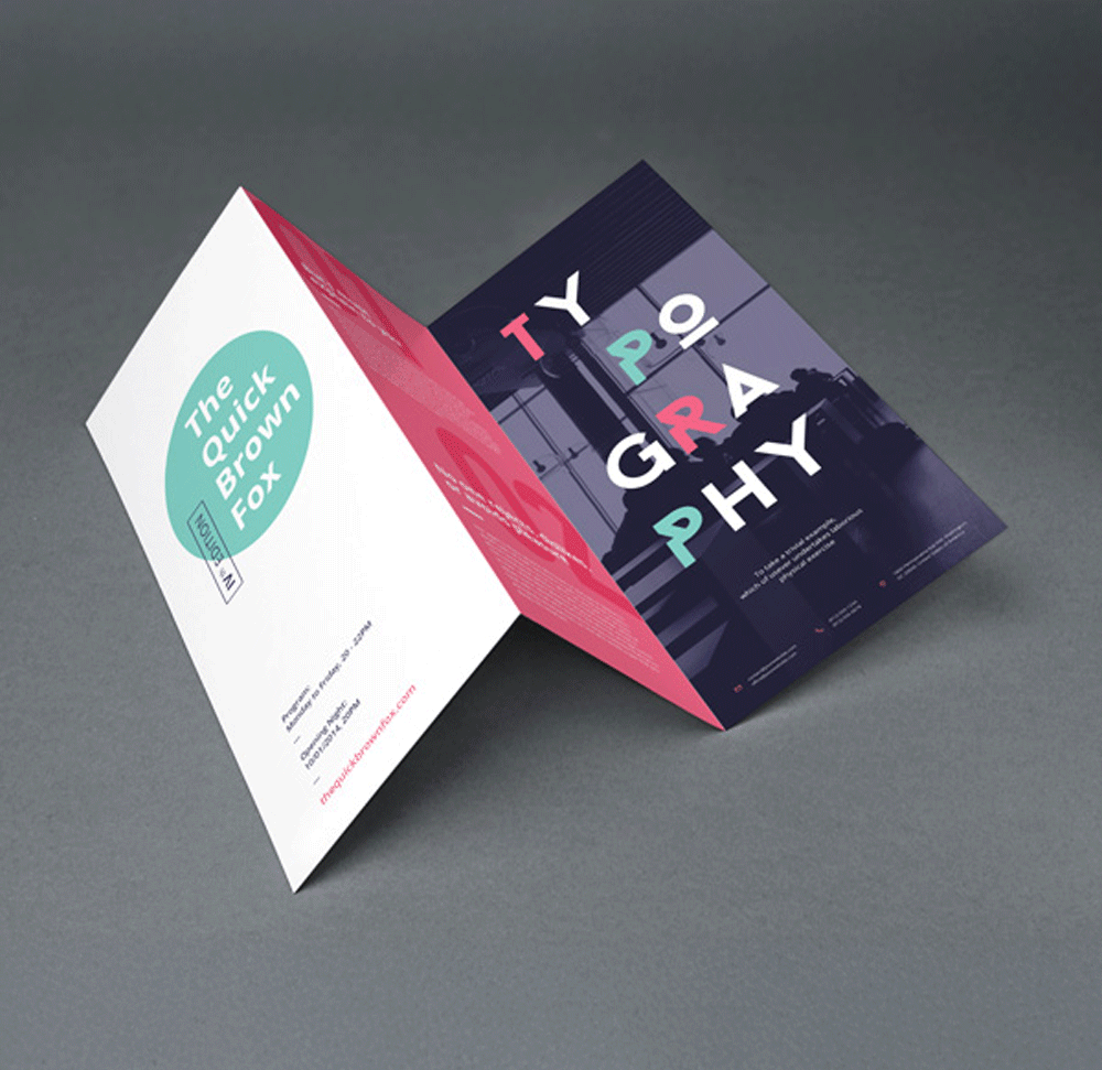 Z-Fold Menu - 8.5" x 11" - 100lb Gloss Book