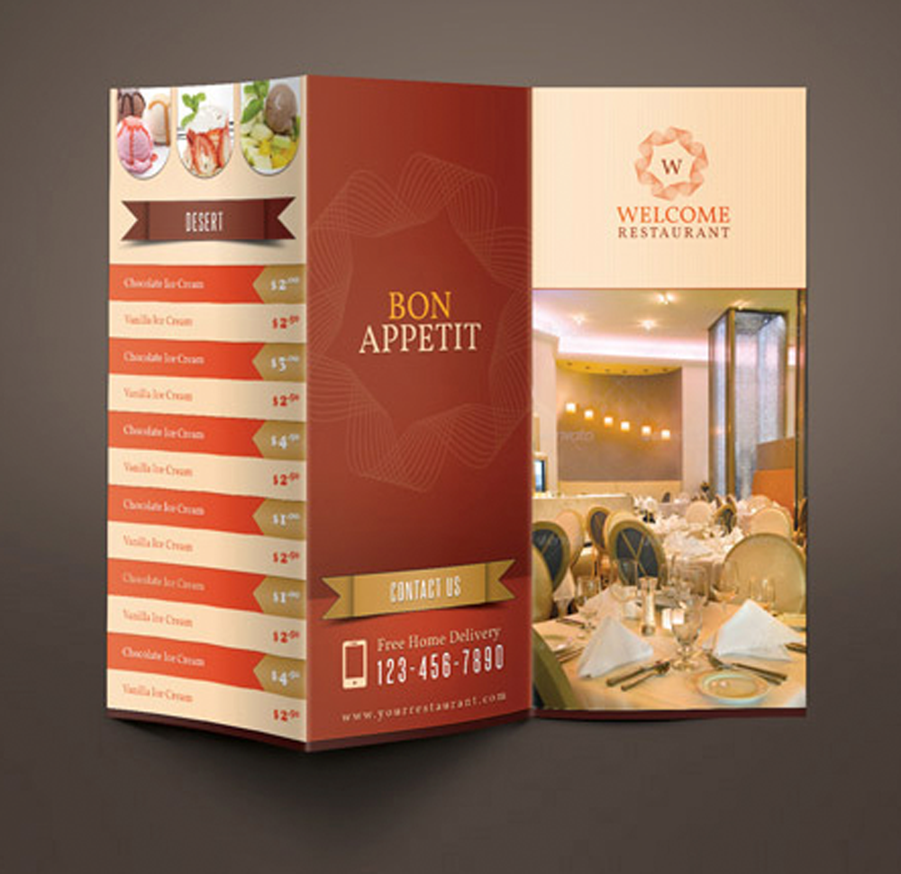 Z-Fold Brochures - 11" x 17" - 100lb Gloss Cover