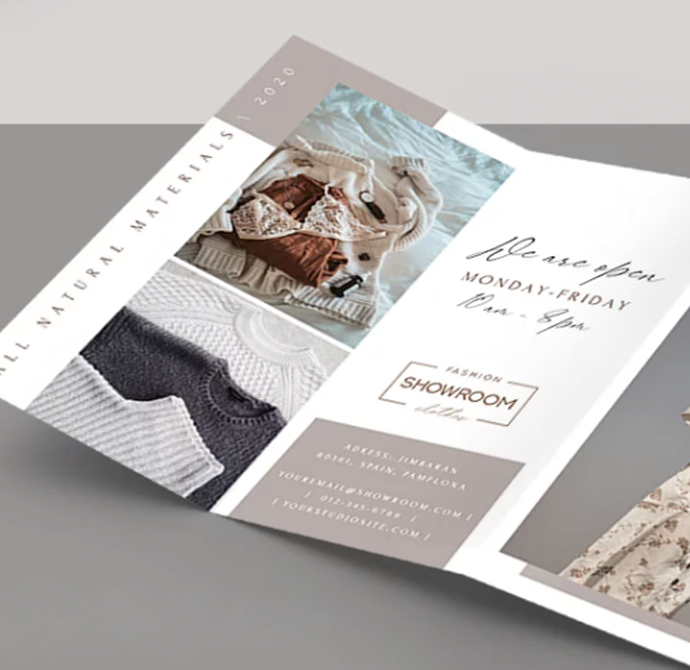 Z-Fold Brochures - 8.5" x 11" - 100lb Gloss Book